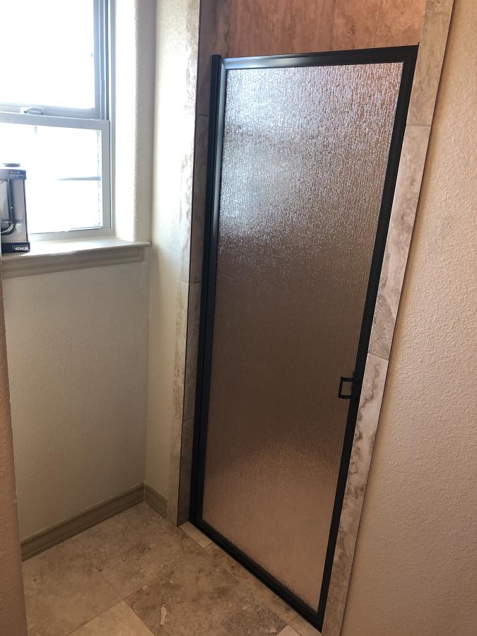 rain glass shower door